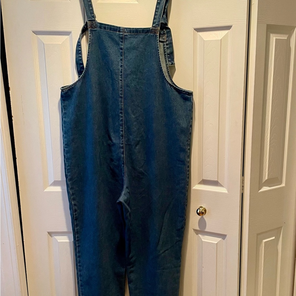 Lucy & Yak Classic Blue Women's Overalls - Picture 3 of 8